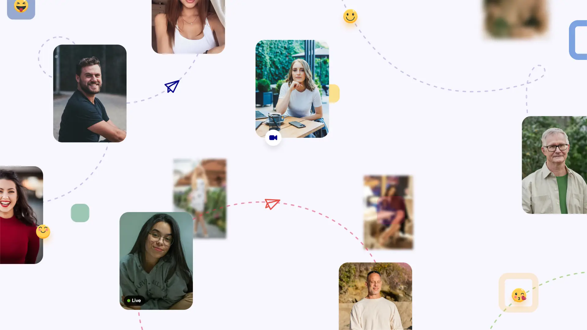 People from around the world connecting on CouldSee